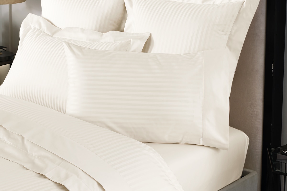 Product photograph of Sheridan 1200tc Millennia Sheet Pillowcase Pair - Chalk Standard from Sheridan UK